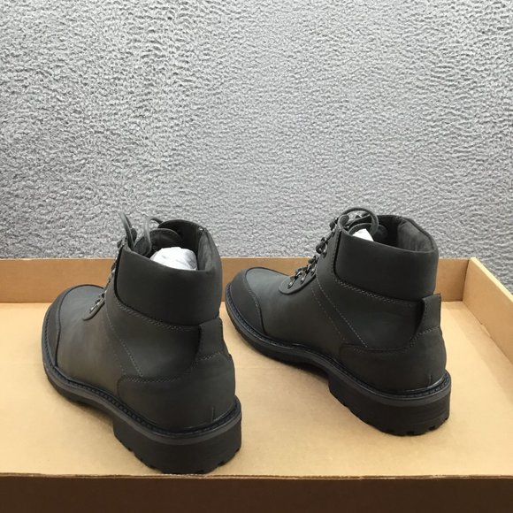 Unlisted by Kenneth Cole Men's Bainx Hiker Boots Dark Grey‎ 9 - Picture 3 of 7